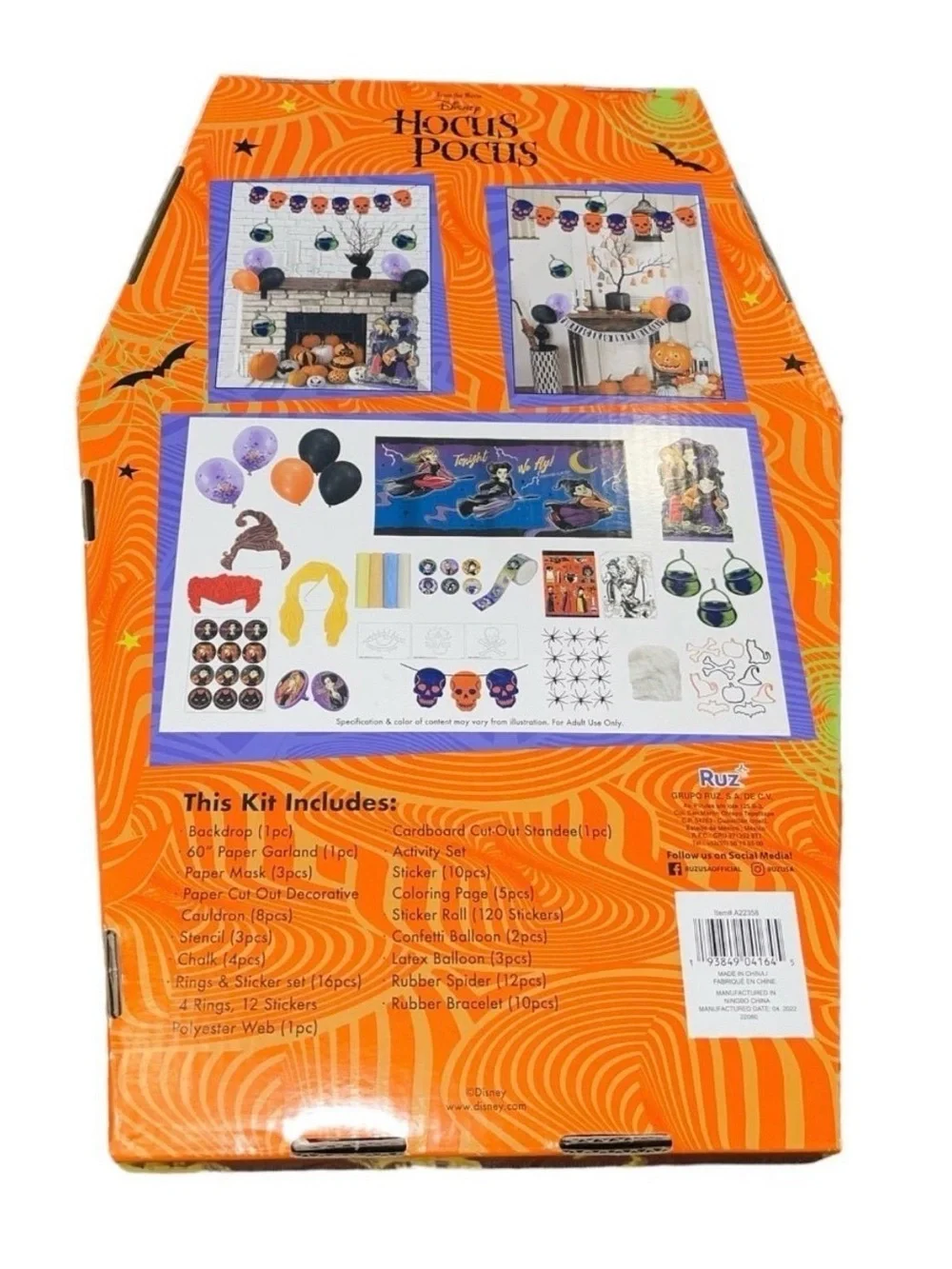 Disney Hocus Pocus Halloween Trunk-or-Treat Kit